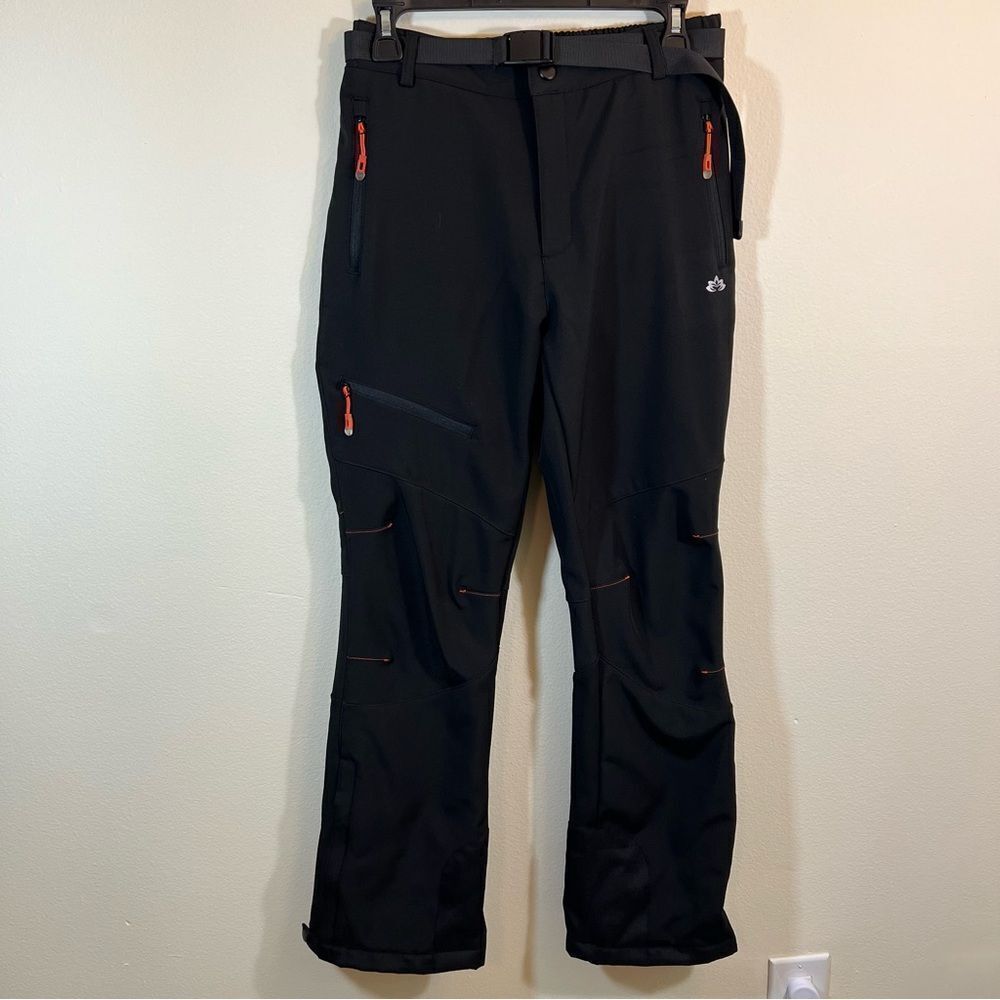 ✨ Healthyoga Women’s Black Soft Shell Pants‎ Snow Small